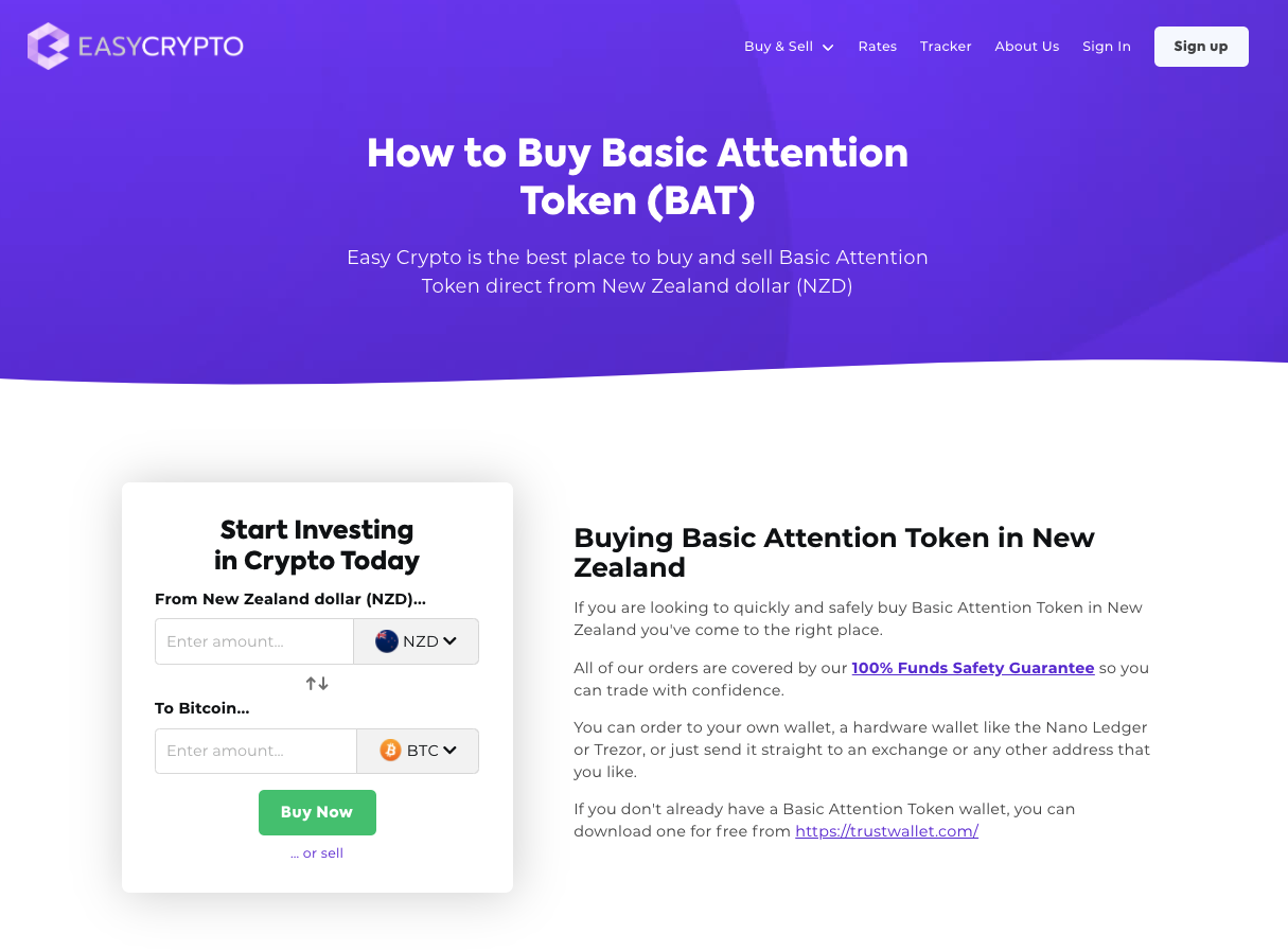 What is Basic Attention Token (BAT)? - Easy Crypto